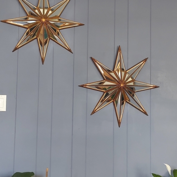 Star beveled 8 point mirrors - Picture 5 of 15